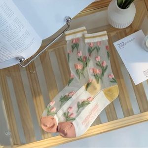 Fashion Summer Crew Socks Ultra-thin new